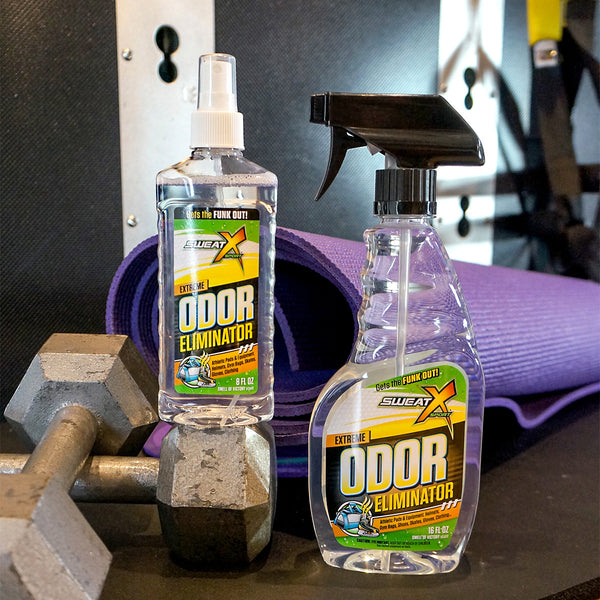 Odor Combo Bundle | Sweat X Extreme Odor Eliminator Spray - 8 oz &amp; 16 oz bottles