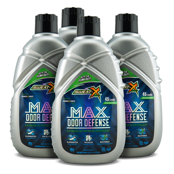 Sweat X Sport Max Odor Defense Laundry Detergent - 4 Pack