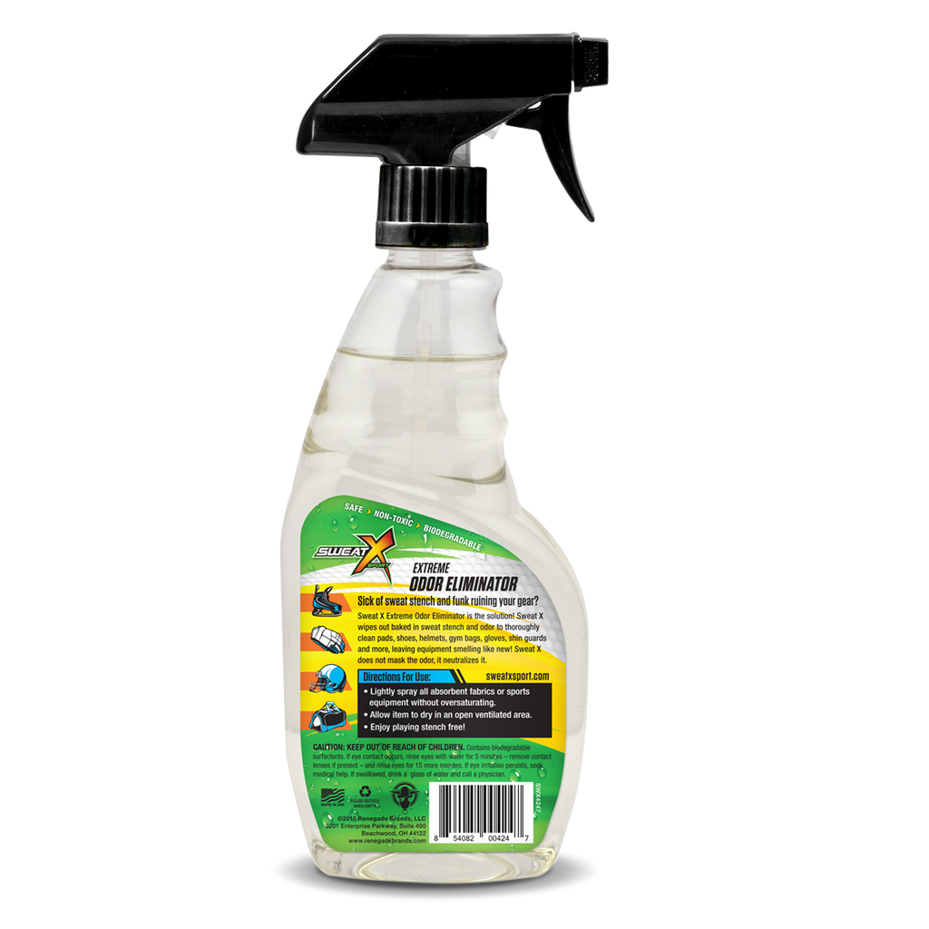 Swet X Gets the Funk Out! Sweat X Sport Extreme Odor Eliminator Spray 16 oz ...