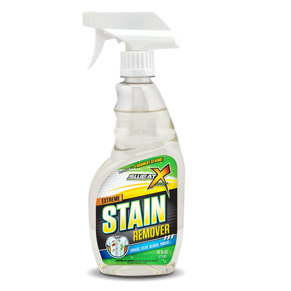 Tackle Tough Stains! Sweat X Sport Stain Remover Spray.