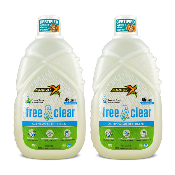 Sweat X Sport Free and Clear Laundry Detergent - 2 Pack