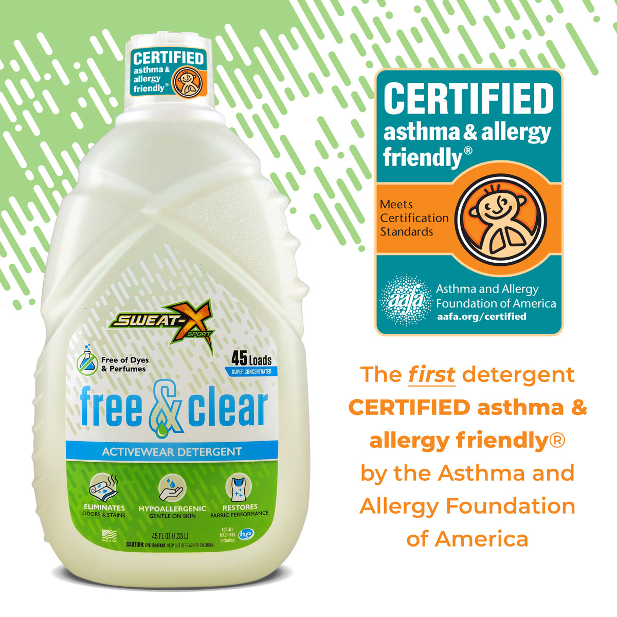 Sweat X Sport Free and Clear Laundry Detergent | SweatXSport