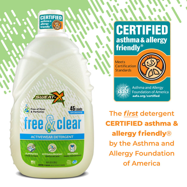 Sweat X Sport Free and Clear Laundry Detergent - 45 oz
