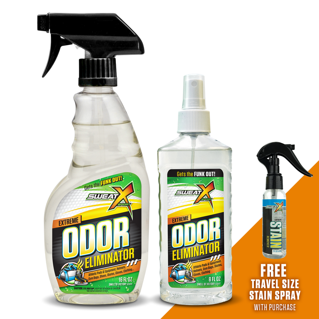 Odor Combo Bundle | Sweat X Extreme Odor Eliminator Spray - 8 oz & 16 oz bottles