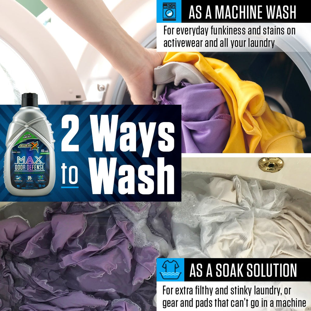 Sweat X Sport Max Odor Defense Laundry Detergent - 4 Pack