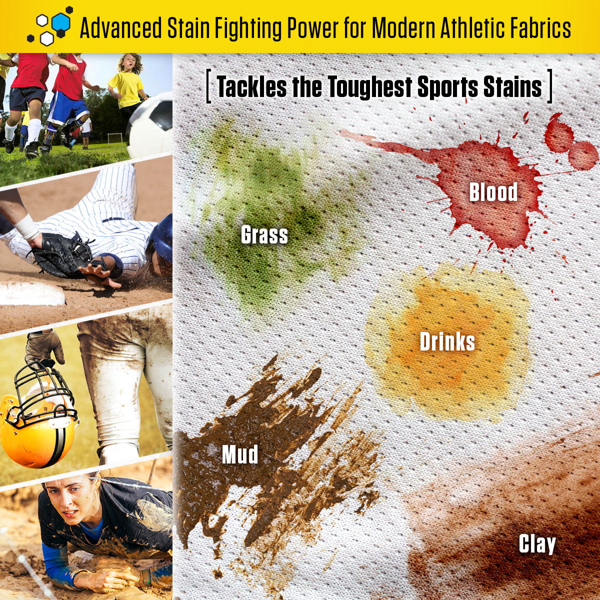 Tackle The Toughest Stains | Sweat X Extreme Stain Remover Spray