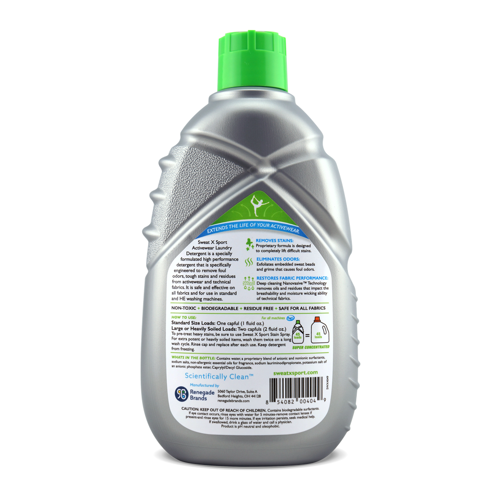 Swet X Sweat X Sport High Performance Laundry Detergent For All Fabrics ...